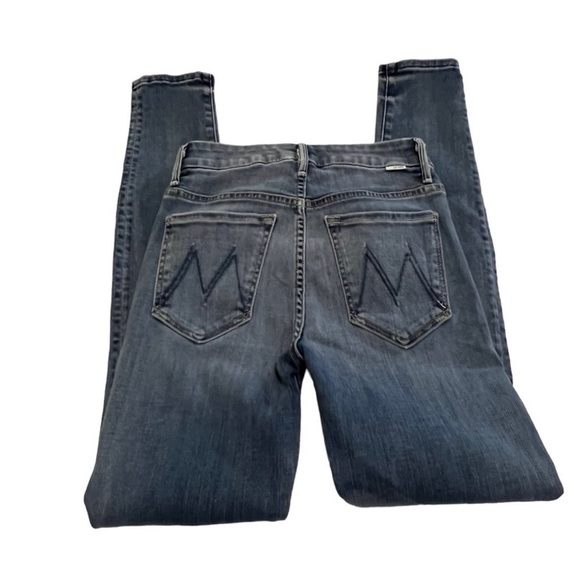 Mother High Rise Stretch Denim Jeans 24 ankle - Picture 3 of 16